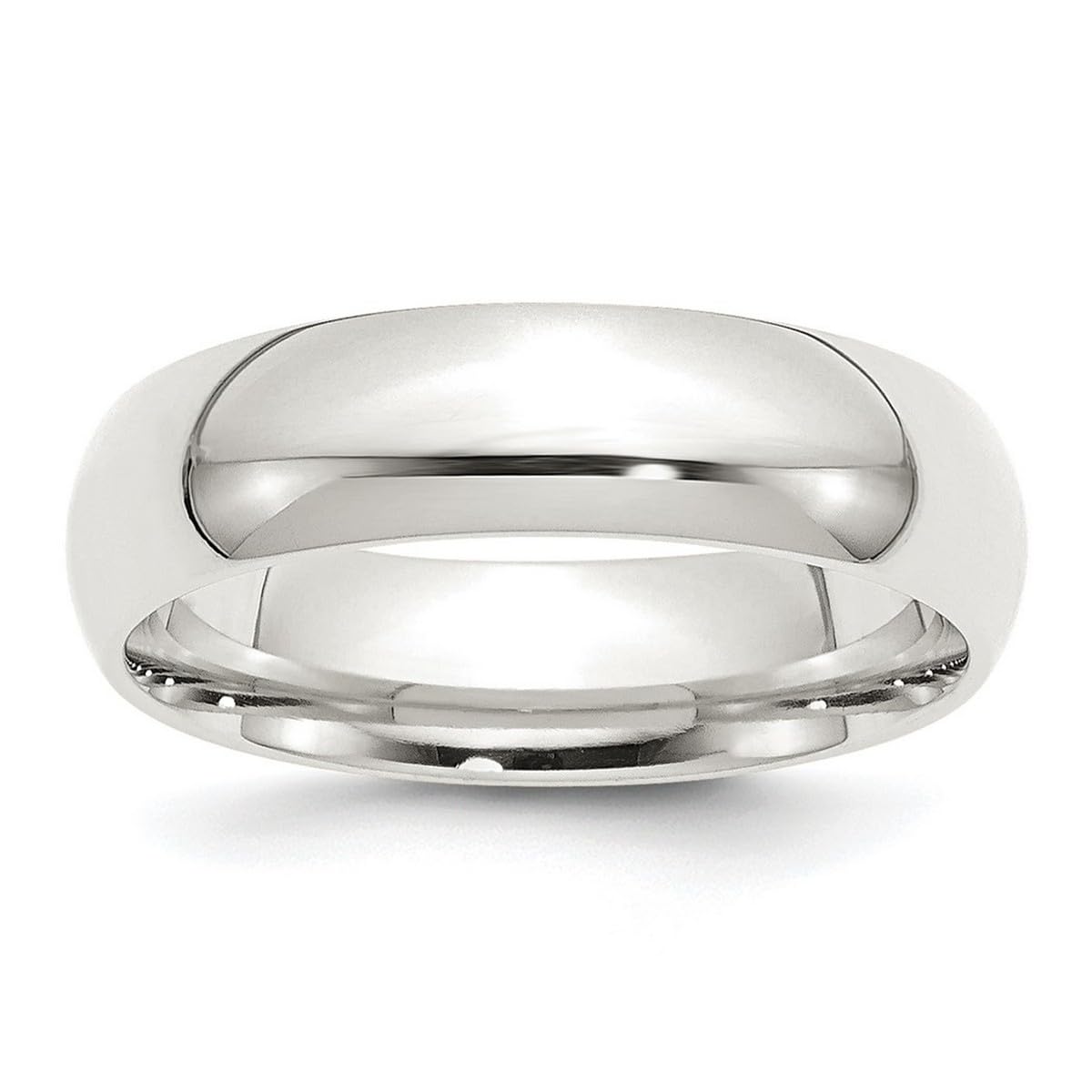 925 Sterling Silver Rhodium Plated Comfort Fit Band Ring for Women & Men - Wedding, Anniversary, Promise, Stackable Rings - Available in Multiple Sizes (2-12) & Widths (2mm-8mm) - Perfect for Everyday Wear, Gifts & Special Occasions