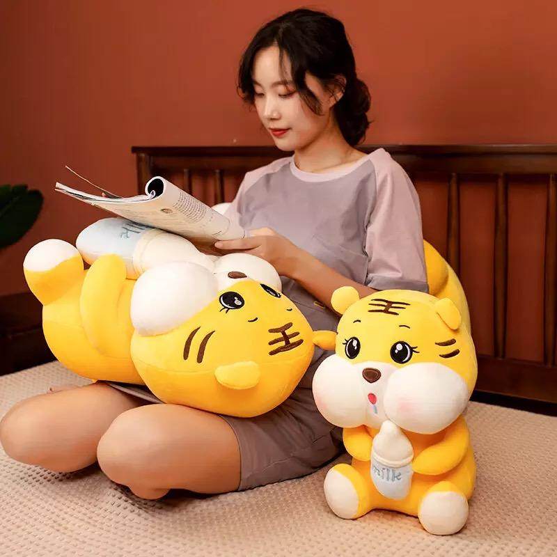 Cute Tiger Plush Toy - Soft & Huggable Stuffed Animal for Kids, Gifts, and Nursery Decor | Perfect for Birthdays, Valentine's Day, and Room Decoration