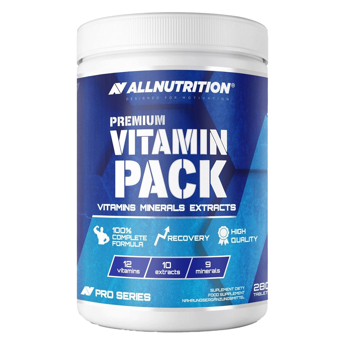 Allnutrition Premium Vitamin Pack - 280 Tablets for Daily Immune Support & Energy Boost | Multivitamin Supplement for Men & Women