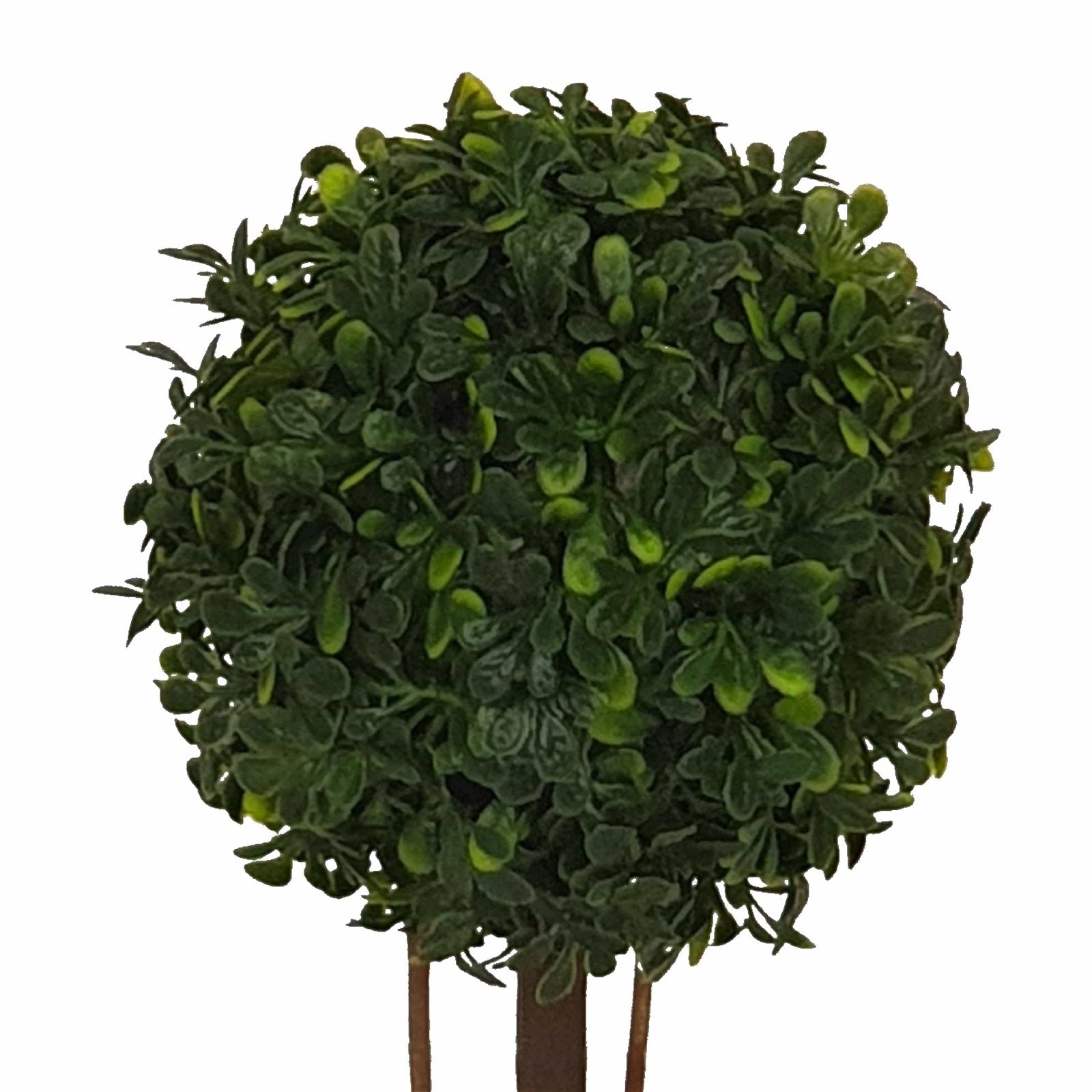 20cm Artificial Topiary Ball in Terracotta Look Pot - Realistic Faux Plant for Home Decor, Office, Garden & Wedding Centerpieces - Criterion Collection