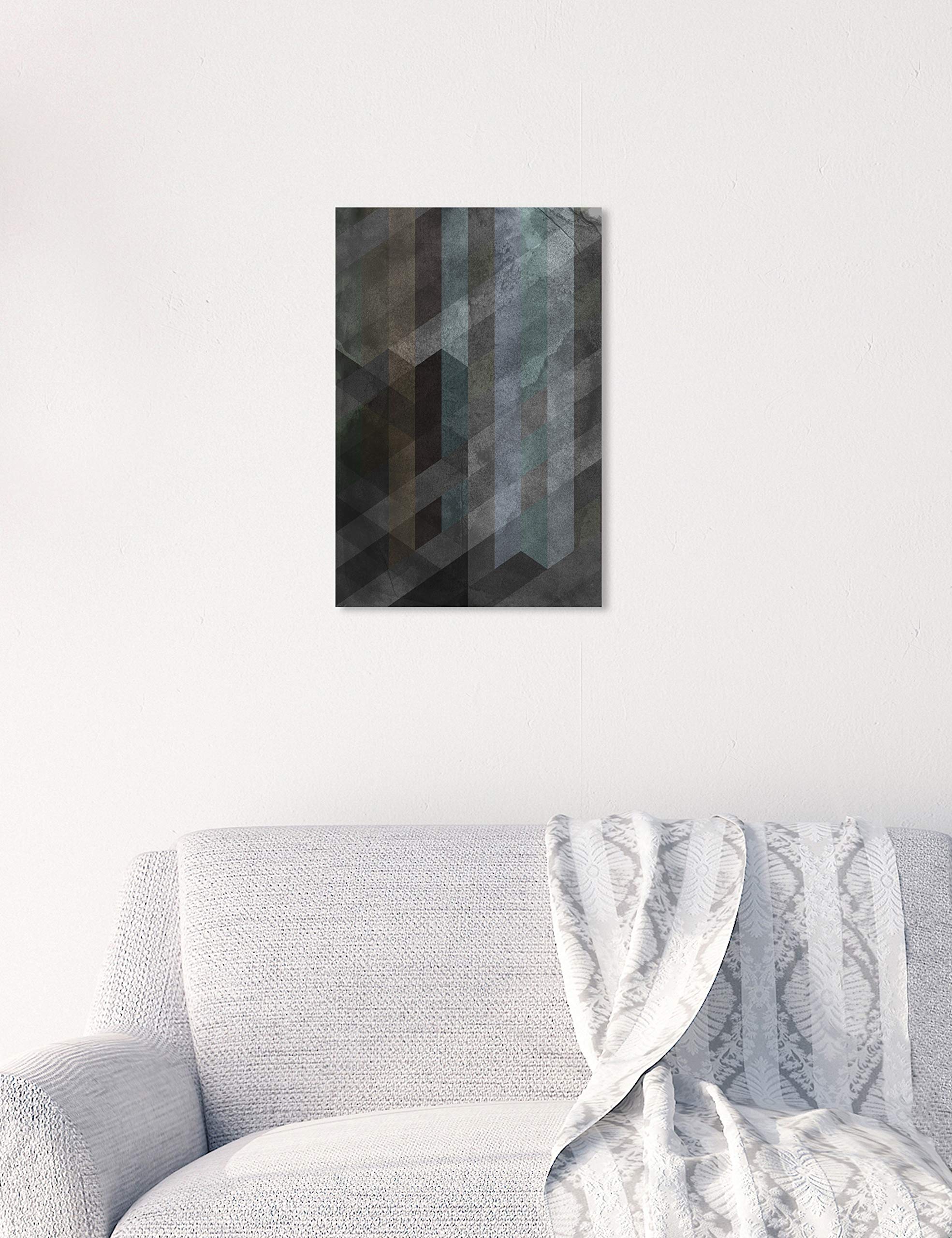 Abstract Steel Wall Art Canvas Prints by Oliver Gal Artist Co. - Modern Home Décor for Living Room, Bedroom & Office