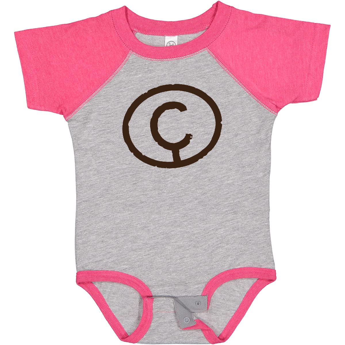 Inktastic Custom Monogram Letter C Baby Bodysuit - Personalized Baby Onesie for Newborns, Infants & Toddlers - Perfect for Gifts, Photos & Everyday Wear