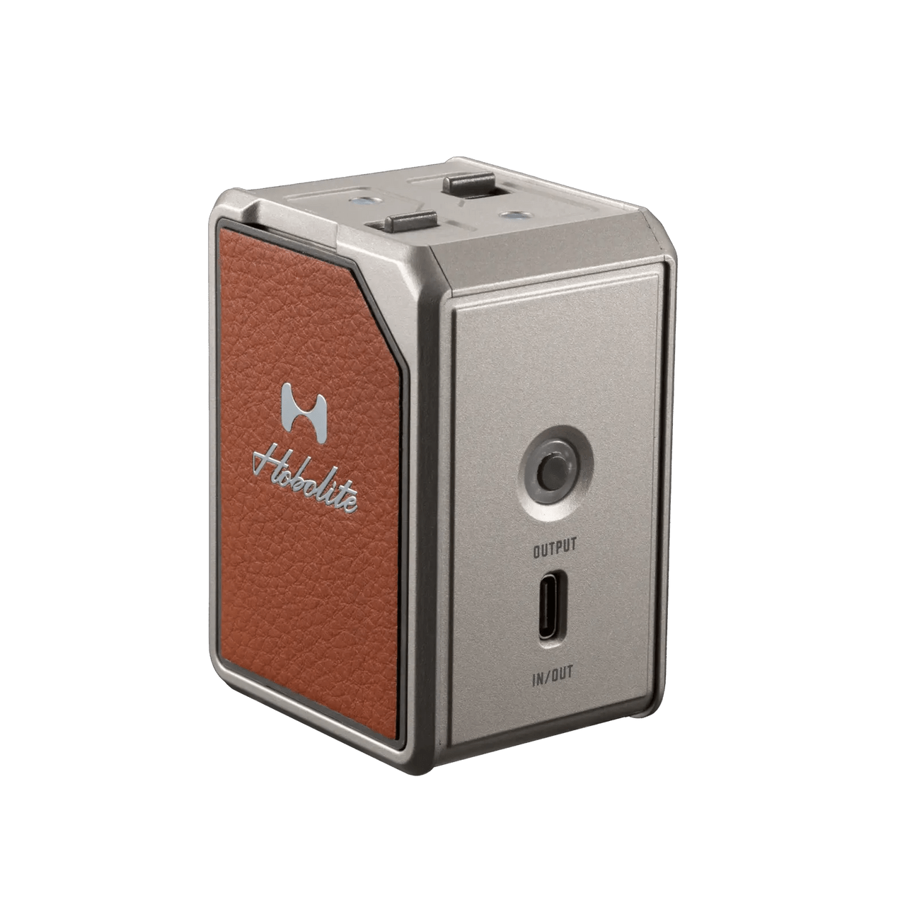 Hobolite Micro Charging Dock with 2 Rechargeable Batteries - Compact Power Station for On-the-Go Photography & Vlogging Accessories
