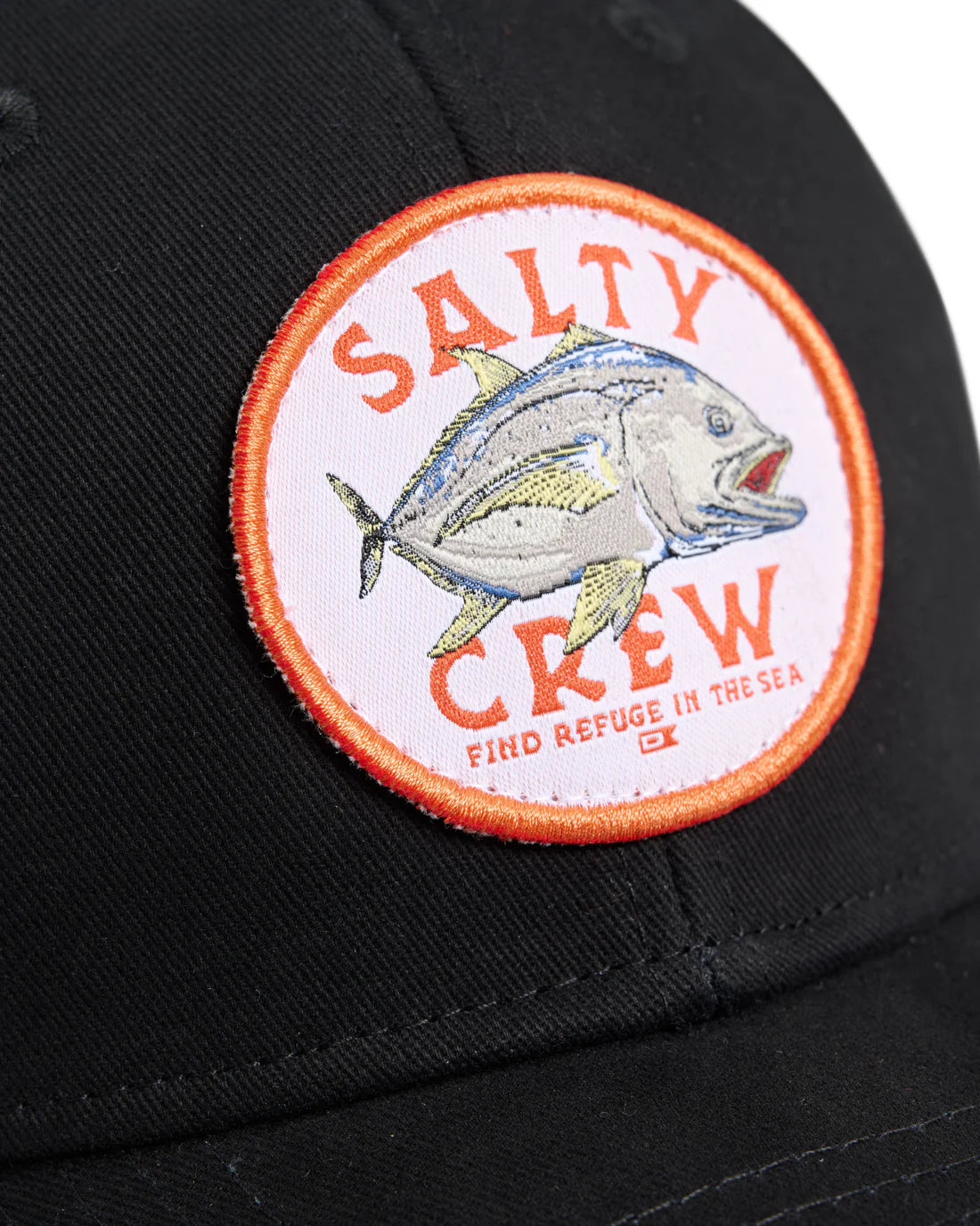 Salty Crew Ulua 6 Panel Fishing Hat - Adjustable Sun Protection Cap for Men & Women - Perfect for Boating, Beach & Outdoor Activities