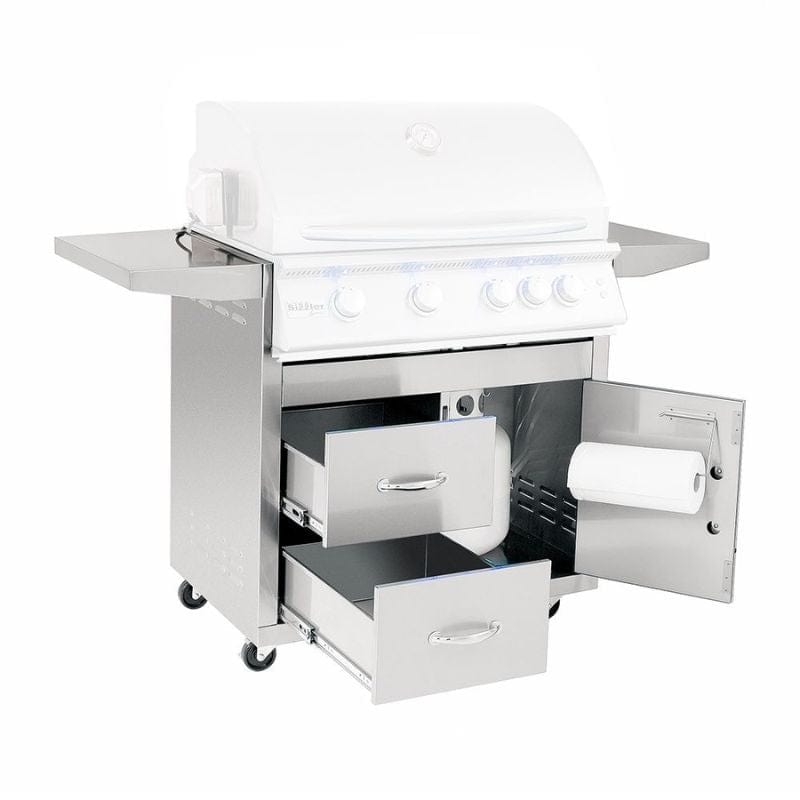 Summerset Sizzler 32-Inch 4-Burner Propane Gas Grill - Outdoor BBQ Grill for Backyard, Patio, and Tailgating Parties