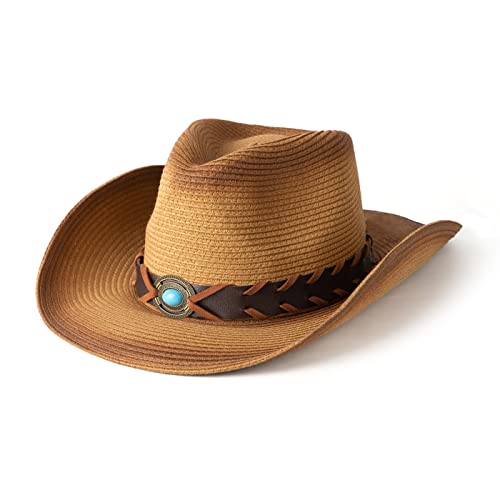 Blue Bead Belt-khaki/Brown