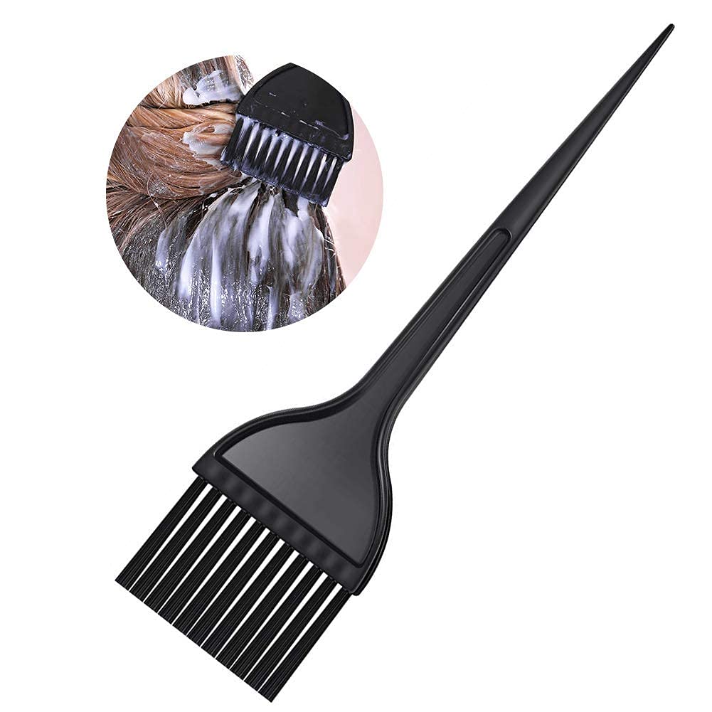ZAUKY 1PC Facial Mask Brush & 2PC Professional Mehndi Hair Dye Brush Set - Perfect for DIY Skincare, Henna Tattoos & Hair Coloring at Home