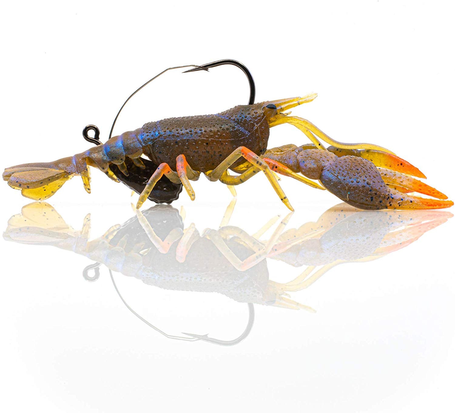 Premium Chasebait Crawdad Mud Bug Soft Plastic Fishing Lure - Realistic Crawfish Design for Bass, Trout, and Walleye - Perfect for Freshwater and Saltwater Fishing