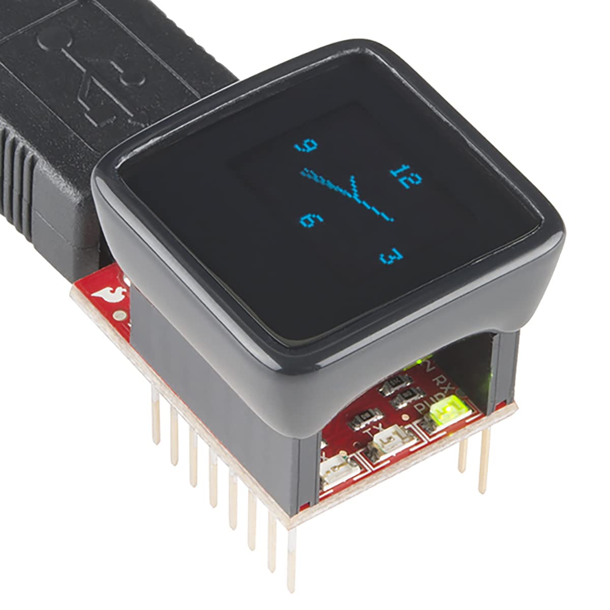 SparkFun MicroView USB Programmer - Compact Arduino-Compatible Development Board for DIY Electronics Projects | Perfect for STEM Education, Prototyping & IoT Devices
