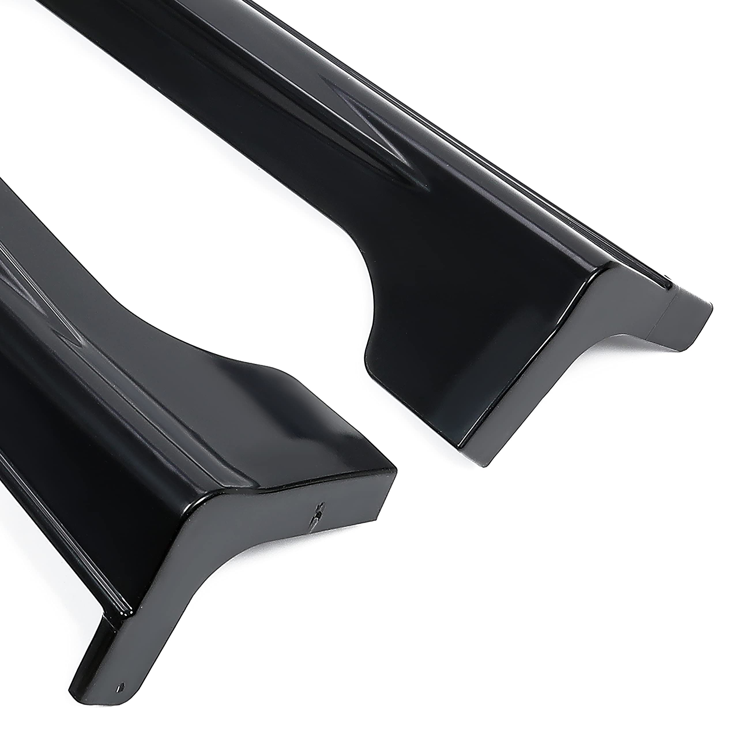 HECASA Side Skirts for 2012-2015 Honda Civic 4-Door Sedan - Black Spoiler Extension Splitter Panel Pair - Enhance Style & Aerodynamics for Street & Show Cars