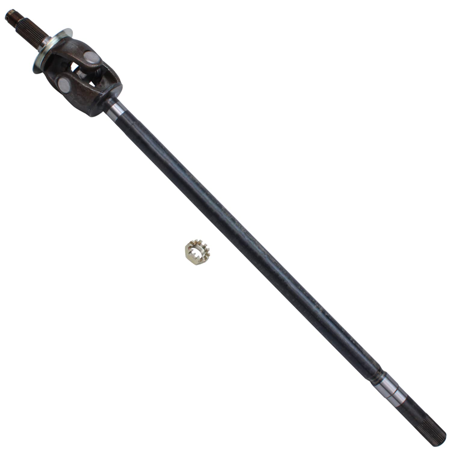 Detroit Axle - Front 2-Piece CV Axle Assembly Replacement for 2003-2008 Dodge Ram 1500/2500/3500 - Compatible with 4WD Models - Perfect for Off-Roading, Towing & Heavy-Duty Use