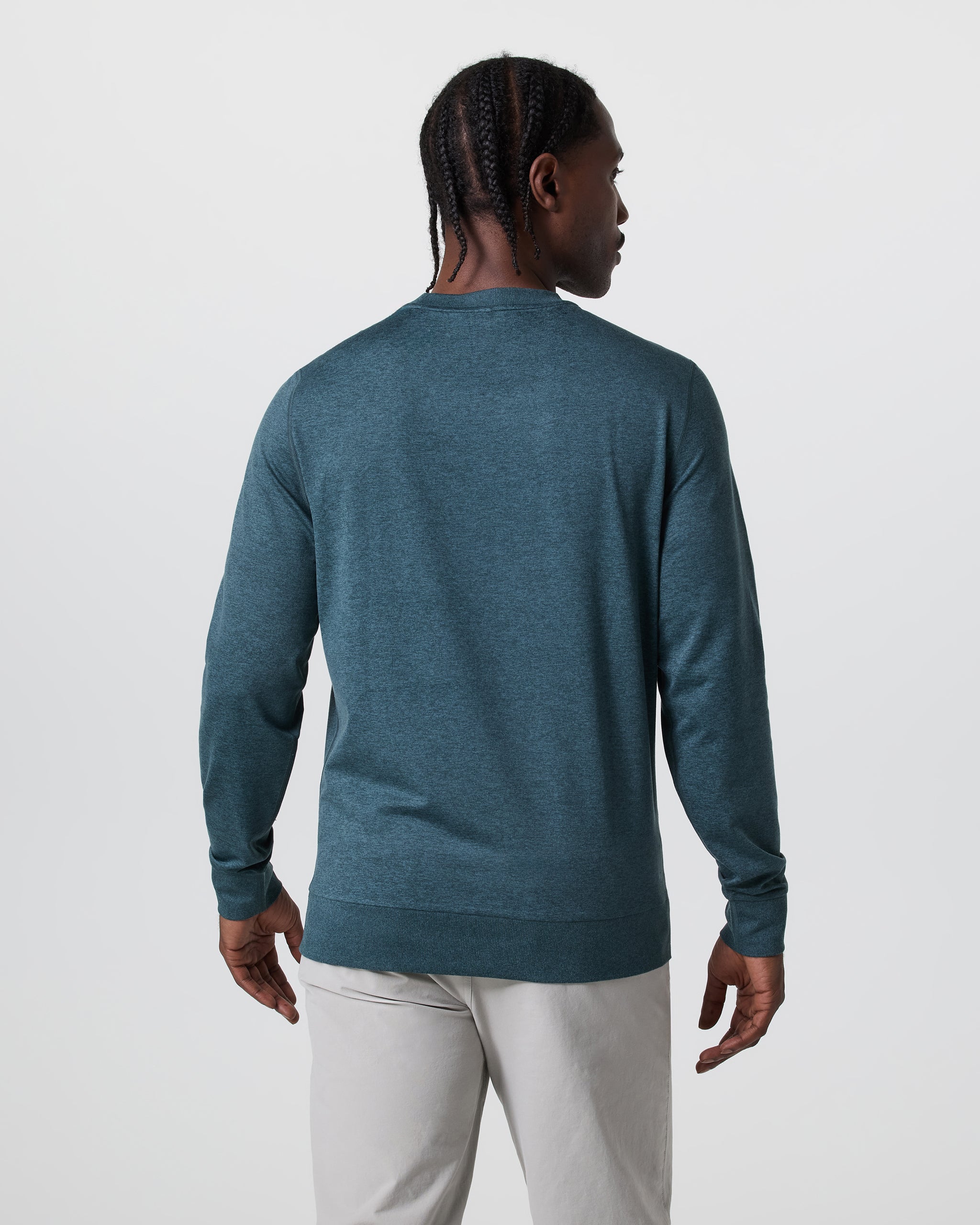 Vuori Ponto Performance Crew - Men's Lightweight & Breathable Workout Shirt for Running, Gym & Active Lifestyle