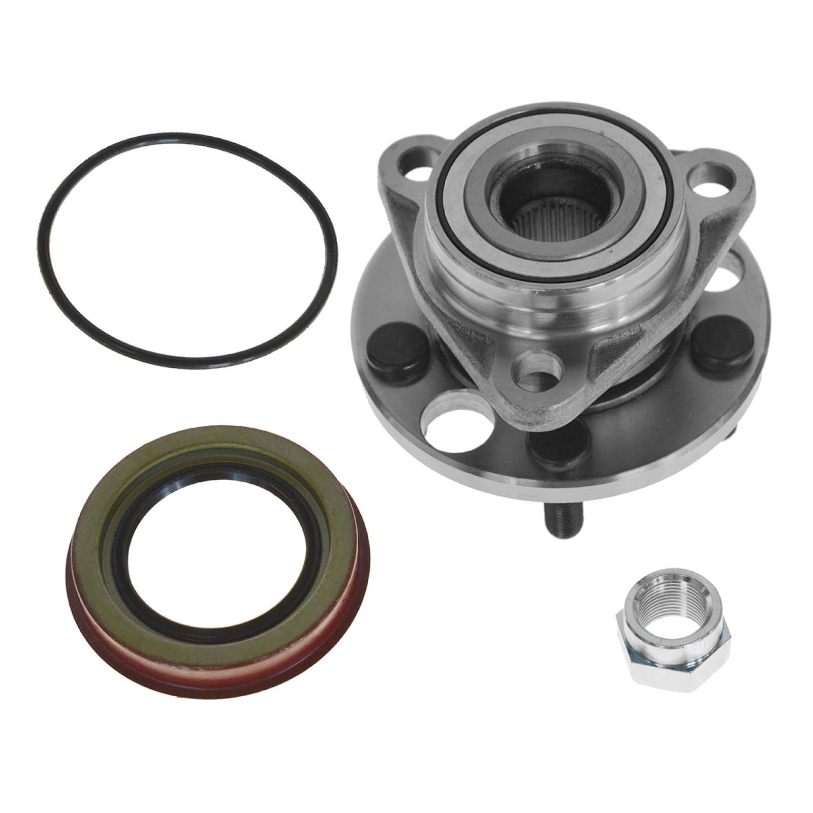 High-Quality Front Wheel Bearing Hub & Metallic Brake Pad Kit with Anti-Corrosion Chemicals - Perfect for Car Maintenance & DIY Auto Repair