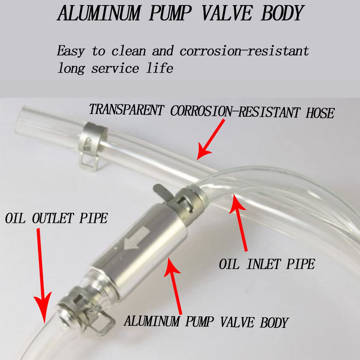 Motorcycle Brake Bleeder Hose Kit - 1 Piece Integrated One-Way Check Valve & Fuel Pipe for Easy Brake Fluid Bleeding - Perfect for Motorcycle Maintenance and DIY Repair