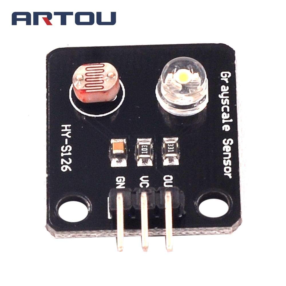 Gray Line Tracking Sensor Module - Analog Line Finder for Robotics, Arduino, and Electronics Projects - Perfect for DIY Robots, Maze Solvers, and Automated Guided Vehicles (AGV)