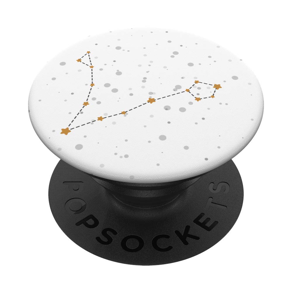 Aquarius Star Constellation Zodiac Sign Phone Grip | Swappable PopSocket for iPhone, Samsung & Tablets | Perfect for Astrology Lovers & Phone Protection