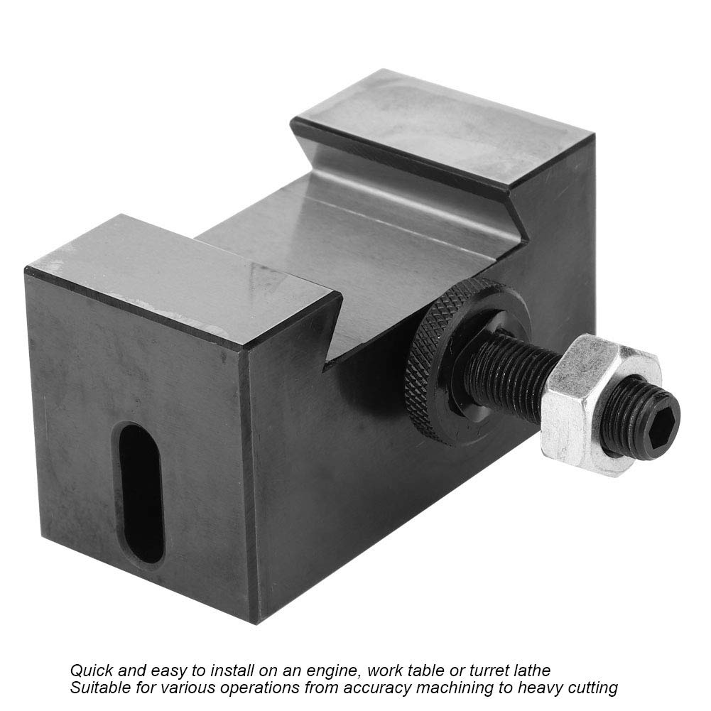 250-105 Universal High Hardness CNC Lathe Tool Post Holder Set - Quick Change Mini Tool Post for Precision Machining & Heavy Cutting | Ideal for Metalworking, Turning, Milling & DIY Projects