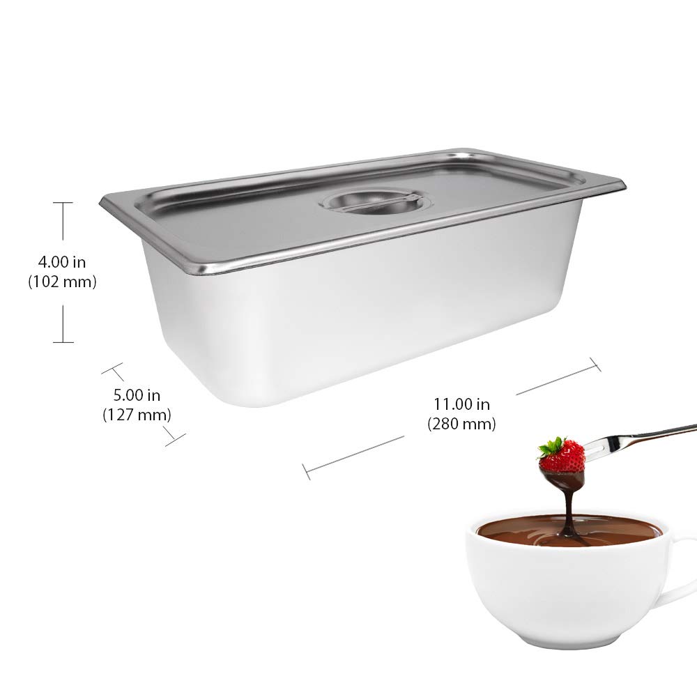 ALDKitchen 3-Tank Digital Chocolate Melting Pot with Precise Temperature Control - 110V Electric Chocolate Melter for Candy Making, Fondue, Baking & DIY Desserts - Perfect for Home, Bakery & Party Use