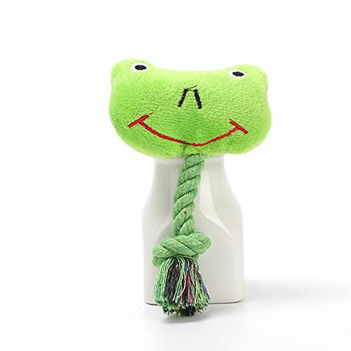 Cute Squeaky Plush Dog Toy - Soft Animal Shape Chew Toy for Small Puppies, Interactive IQ Training & Teeth Protection - Perfect for Playtime, Training & Anxiety Relief