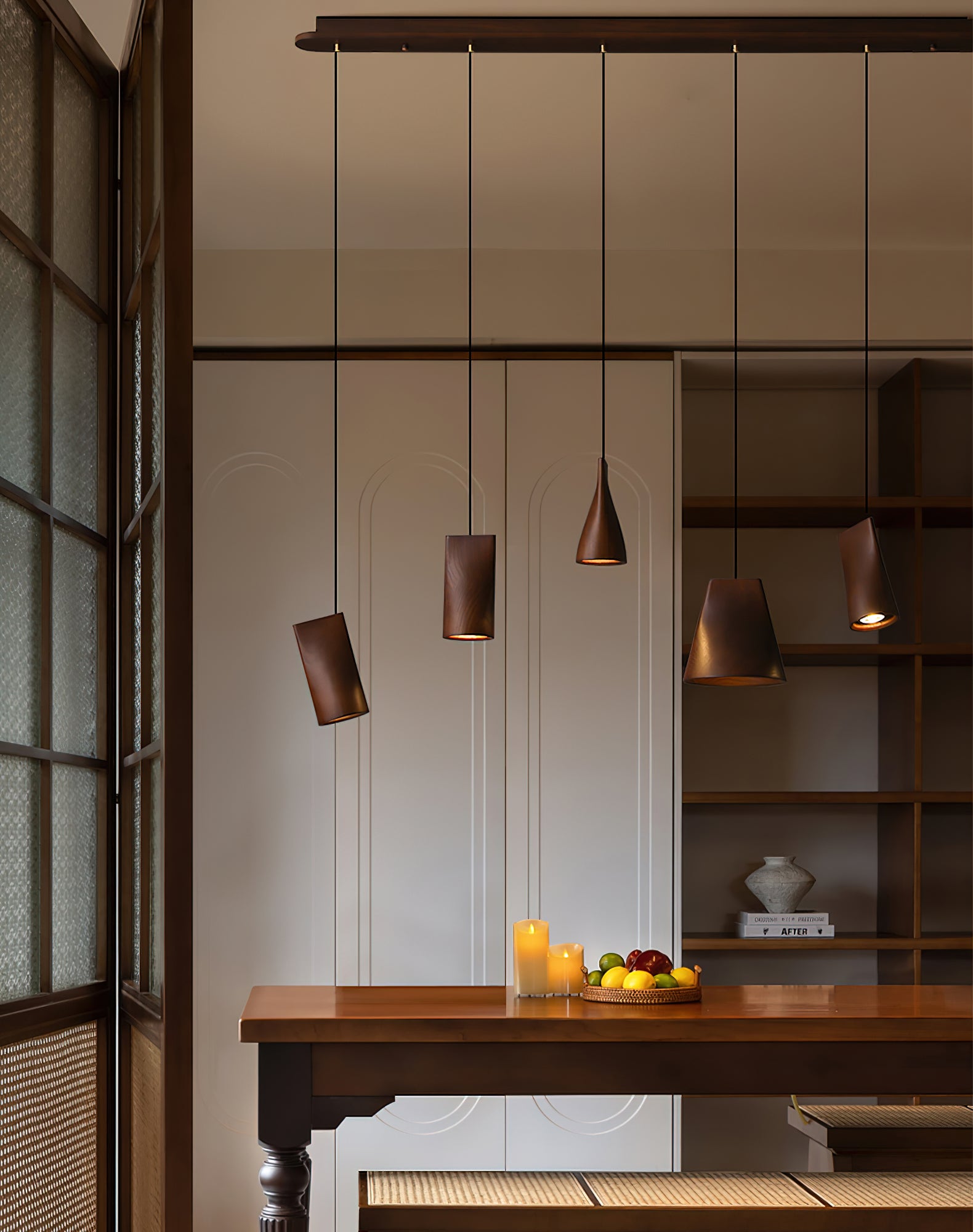 Bellwood Pendant Lamp - Modern Hanging Light Fixture for Kitchen Island, Dining Room & Bedroom - Adjustable Height & Warm White LED Lighting