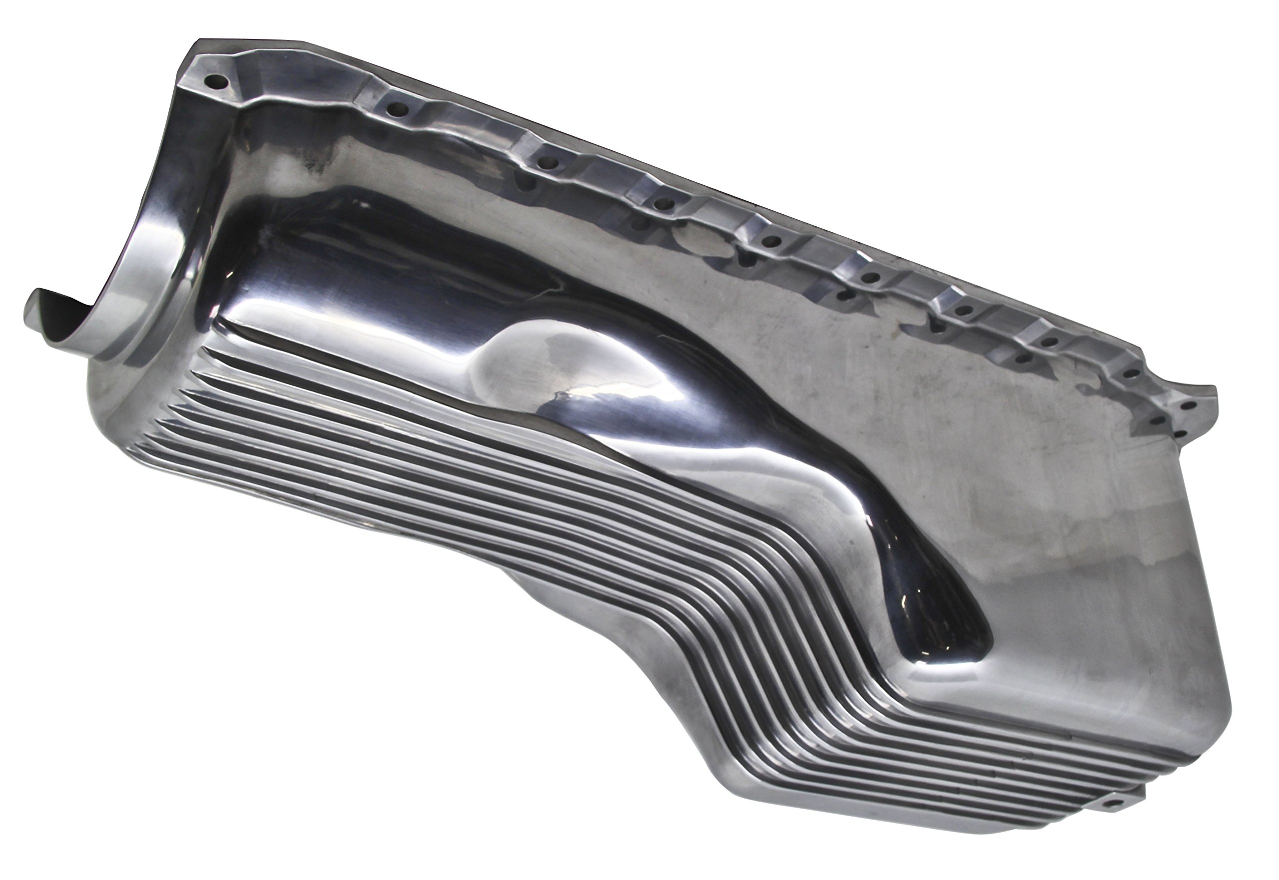 Chevy Big Block 396 402 427 454 Gen 4 Aluminum Oil Pan Replacement for 1965-1990 Models - High Polish Finish - Perfect for Engine Restoration & Performance Upgrades