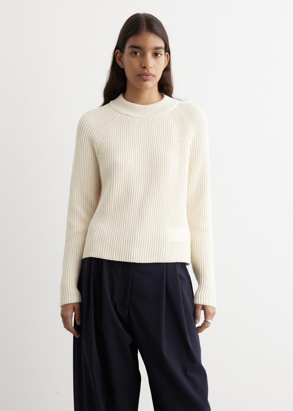 Ami Label Women's Knit Sweater - Soft & Stylish Pullover for Fall & Winter | Cozy Casual Wear for Office, Dates & Outings