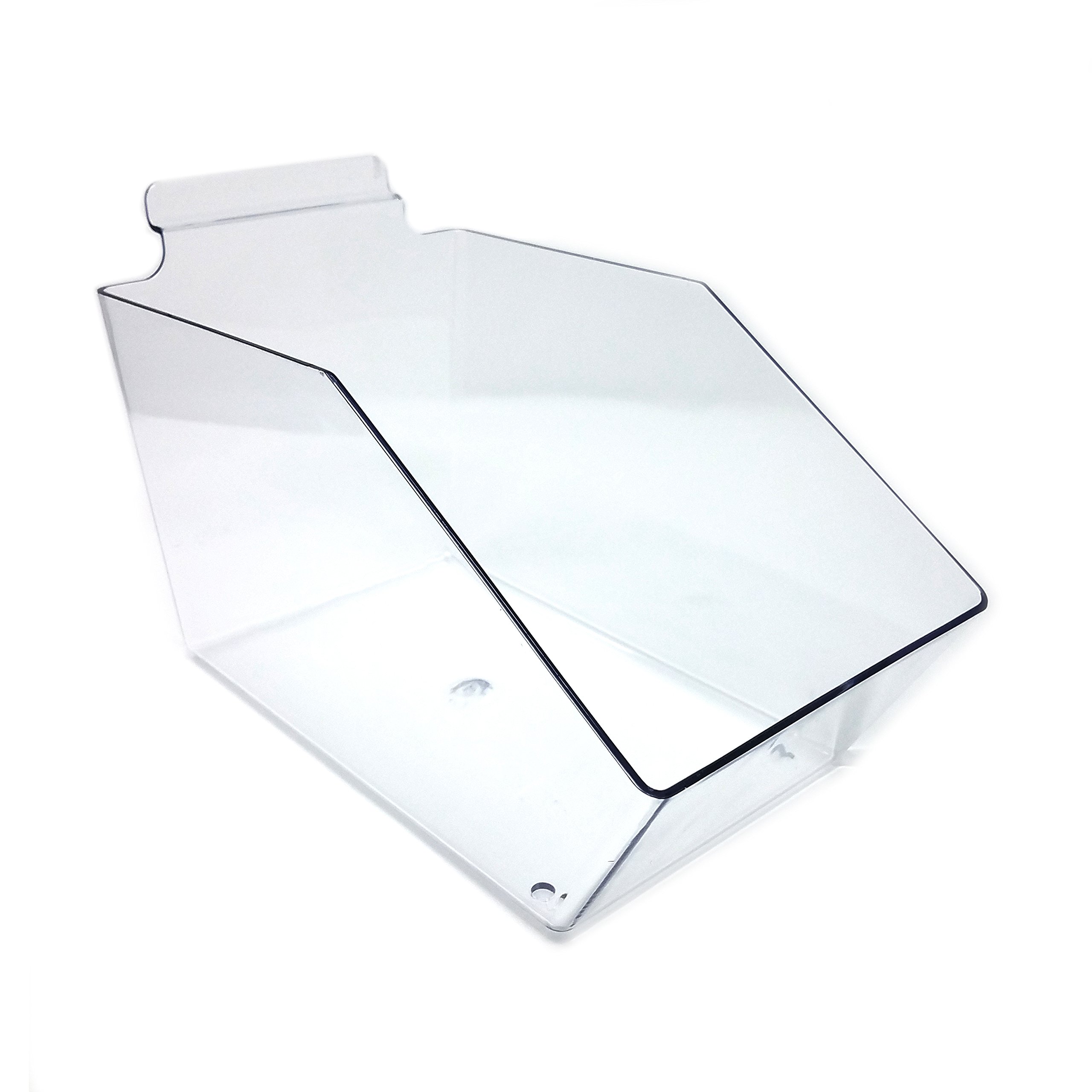 Clear Slatwall Bins 10 Pack - Medium Storage Bins 6
