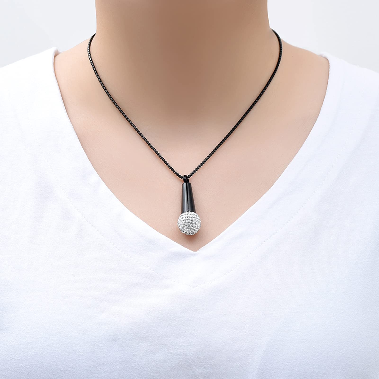 Zeqingjw Cremation Jewelry - Stainless Steel Memorial Urn Pendant Necklace with Crystal for Ashes | Keepsake for Loved Ones | Perfect for Remembrance, Funerals & Special Occasions