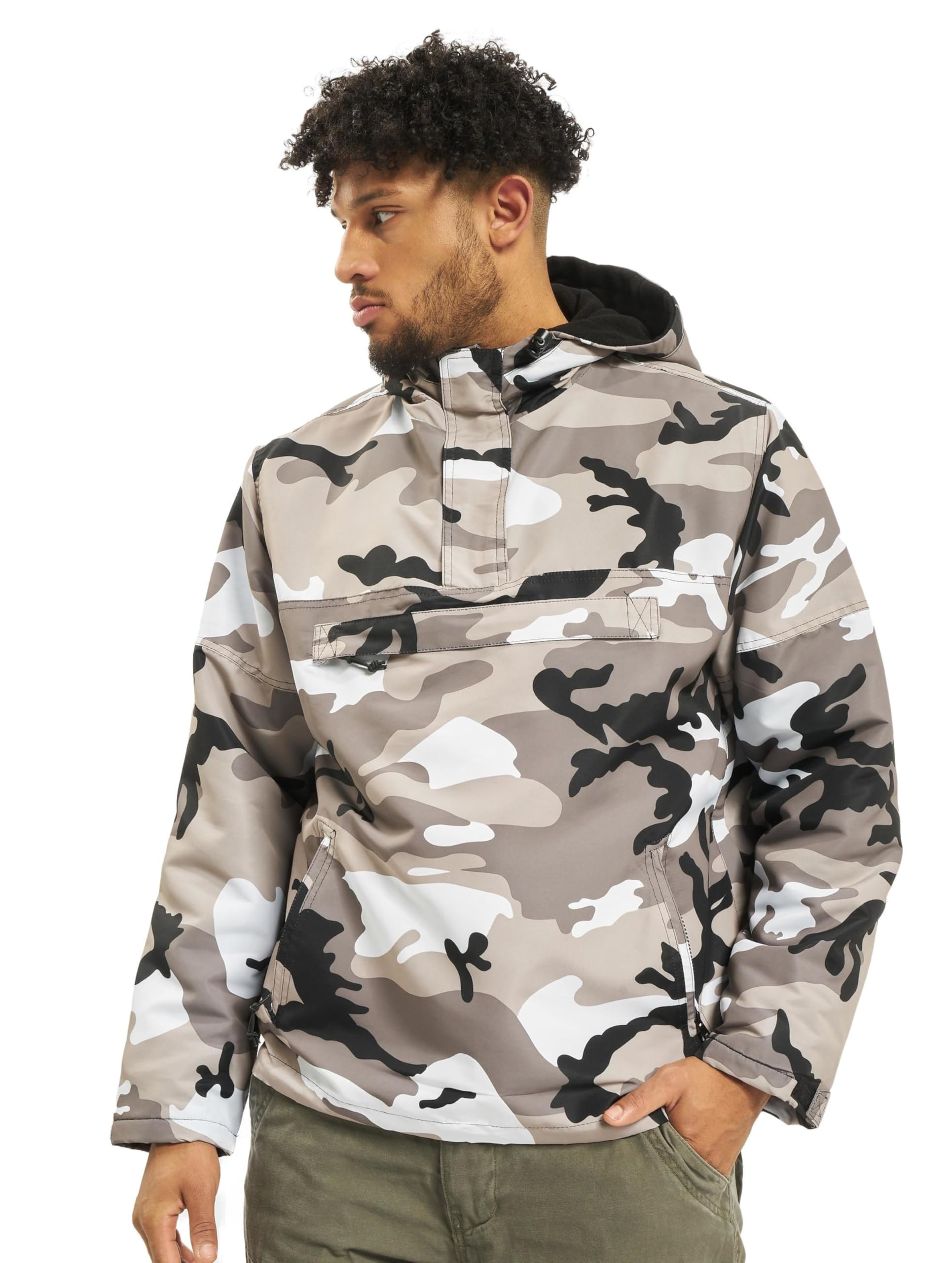 4XL Urban Windbreaker Jacket for Men - Lightweight Water-Resistant Outdoor Sports Coat for Hiking, Running & Travel