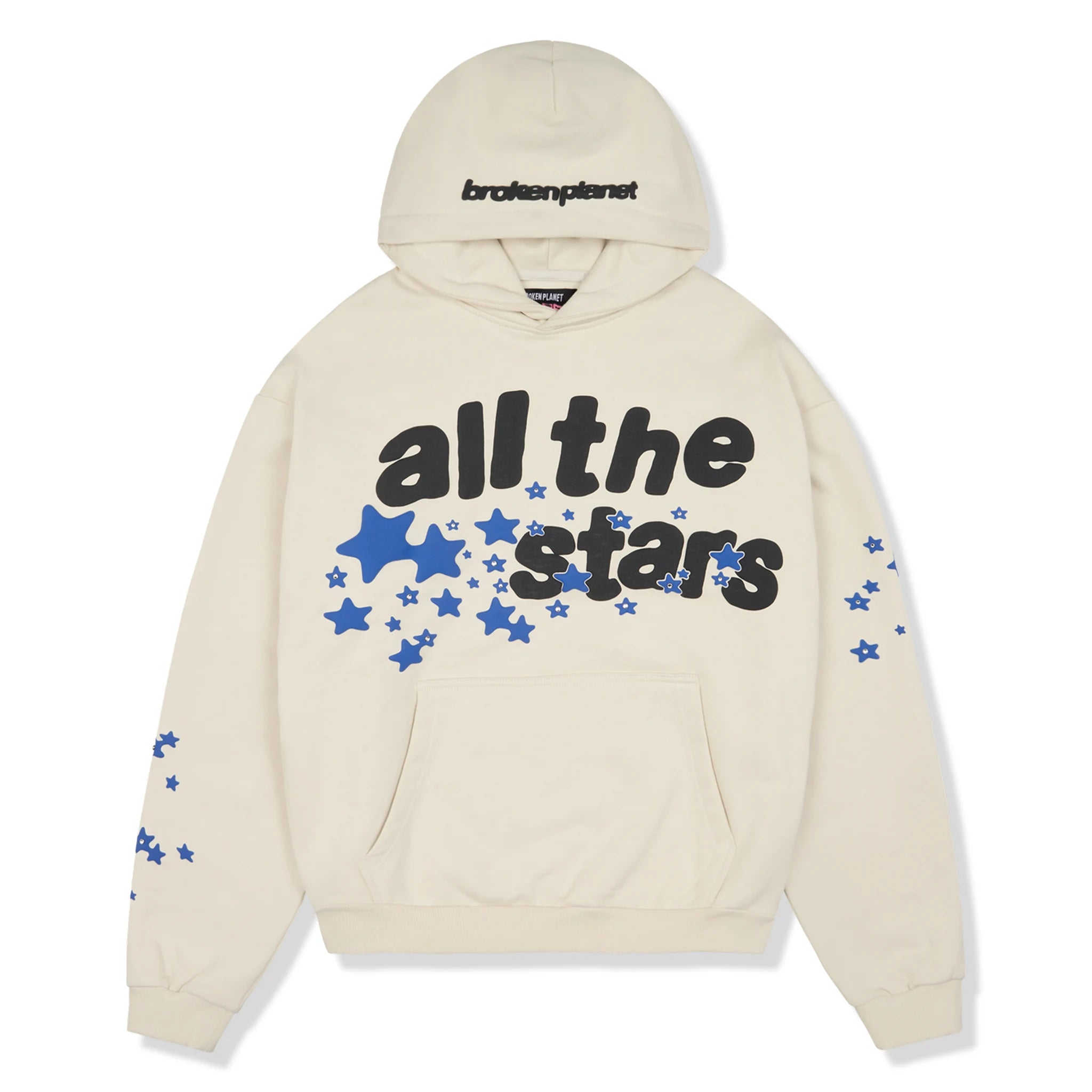 Broken Planet All The Stars Ivory White Hoodie - Trendy Oversized Pullover for Men & Women | Perfect for Streetwear, Casual Outfits & Winter Layering