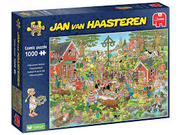 Jan Van Haasteren 1000-Piece Jigsaw Puzzle - Jumbo Midsummer Festival Scene | Large Family Puzzle for Adults & Teens | Perfect for Relaxation, Parties & Home Decor