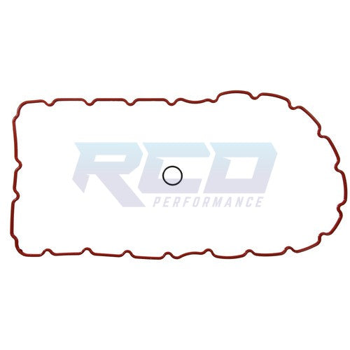 Fel Pro 2003-2010 Ford 6.0L Diesel Engine Oil Pan Gasket Kit with Pickup Tube Seal - Replacement for F250 F350 Super Duty Trucks, Heavy Duty Leak Repair Solution