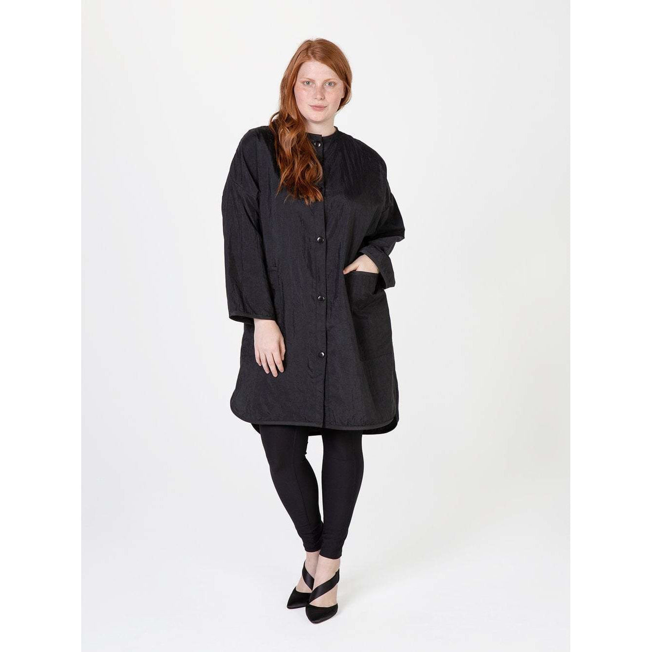 Betty Dain Big Shirt Stylist Tunic for Women - Black Oversized Blouse Top - Perfect for Casual Wear, Office & Layering Outfits