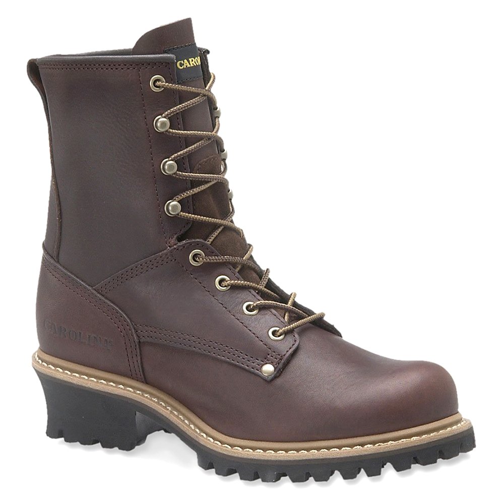 Carolina Boots Men's Steel Toe Logger Work Boots 1821-8.5D - Durable Safety Footwear for Construction, Logging & Outdoor Work