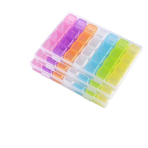 3 Pack Colorful Diamond Painting Box