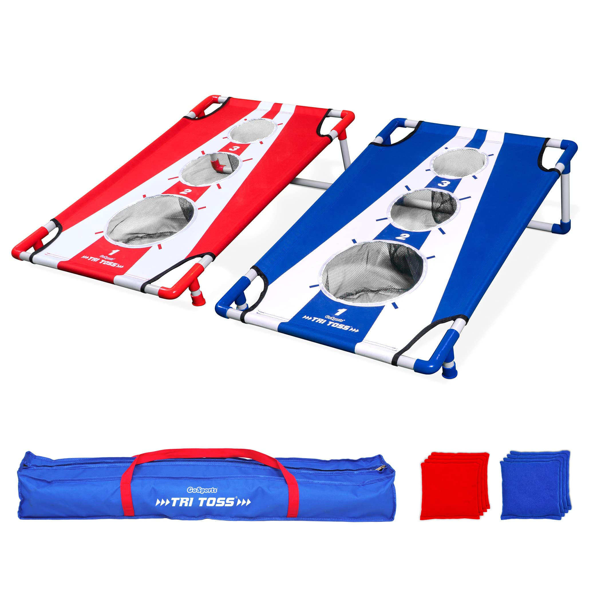 GoSports 3x2 ft Portable Arcade Cornhole Game - Bean Bag Toss for Kids & Adults - Perfect for Backyard, Tailgating, and Family Gatherings