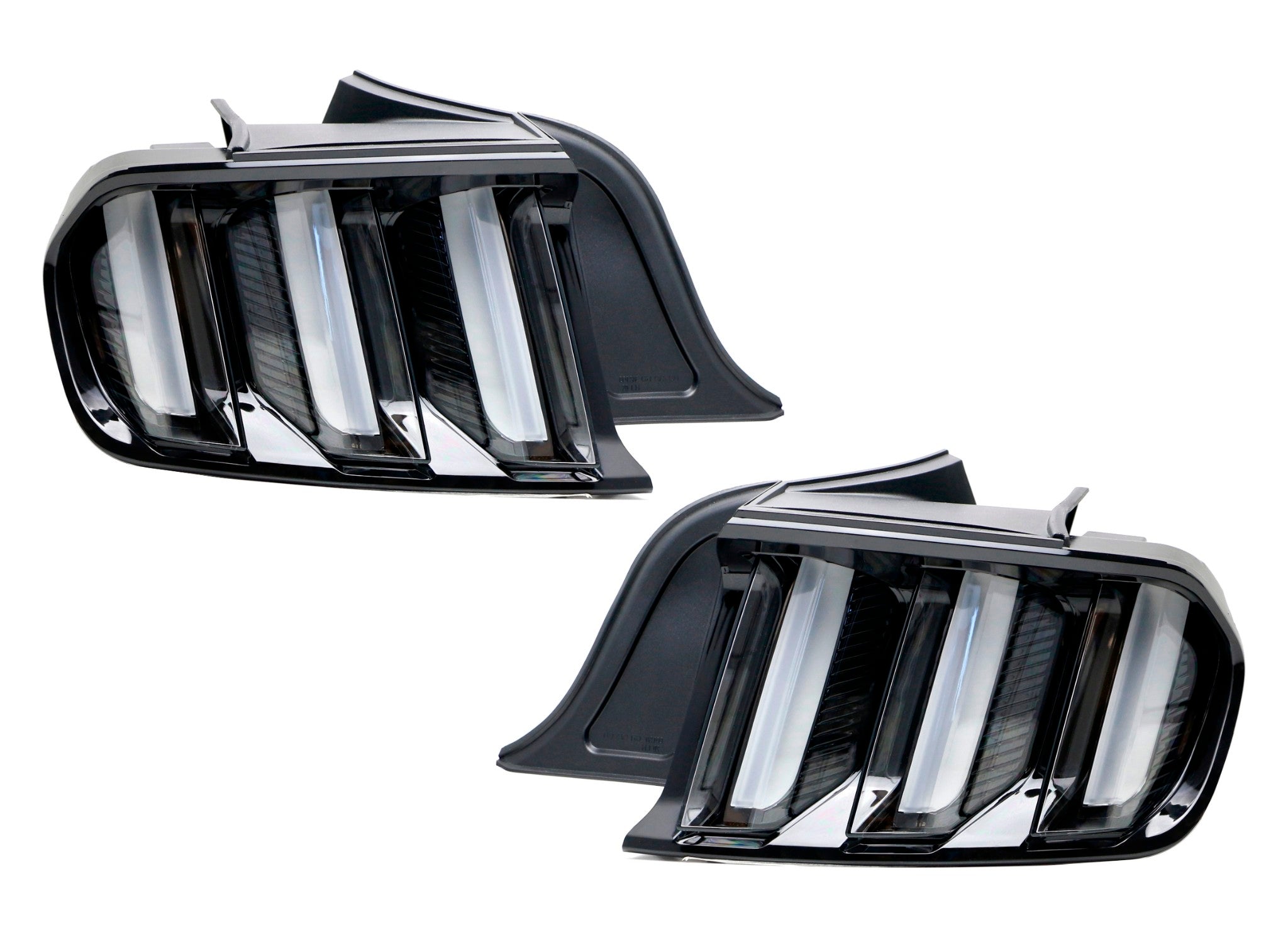 15-20 Ford Mustang Full LED Taillight Lamps with Dynamic Sequential Turn Signals - Upgrade Your Ride with Stylish Nighttime Visibility & Safety