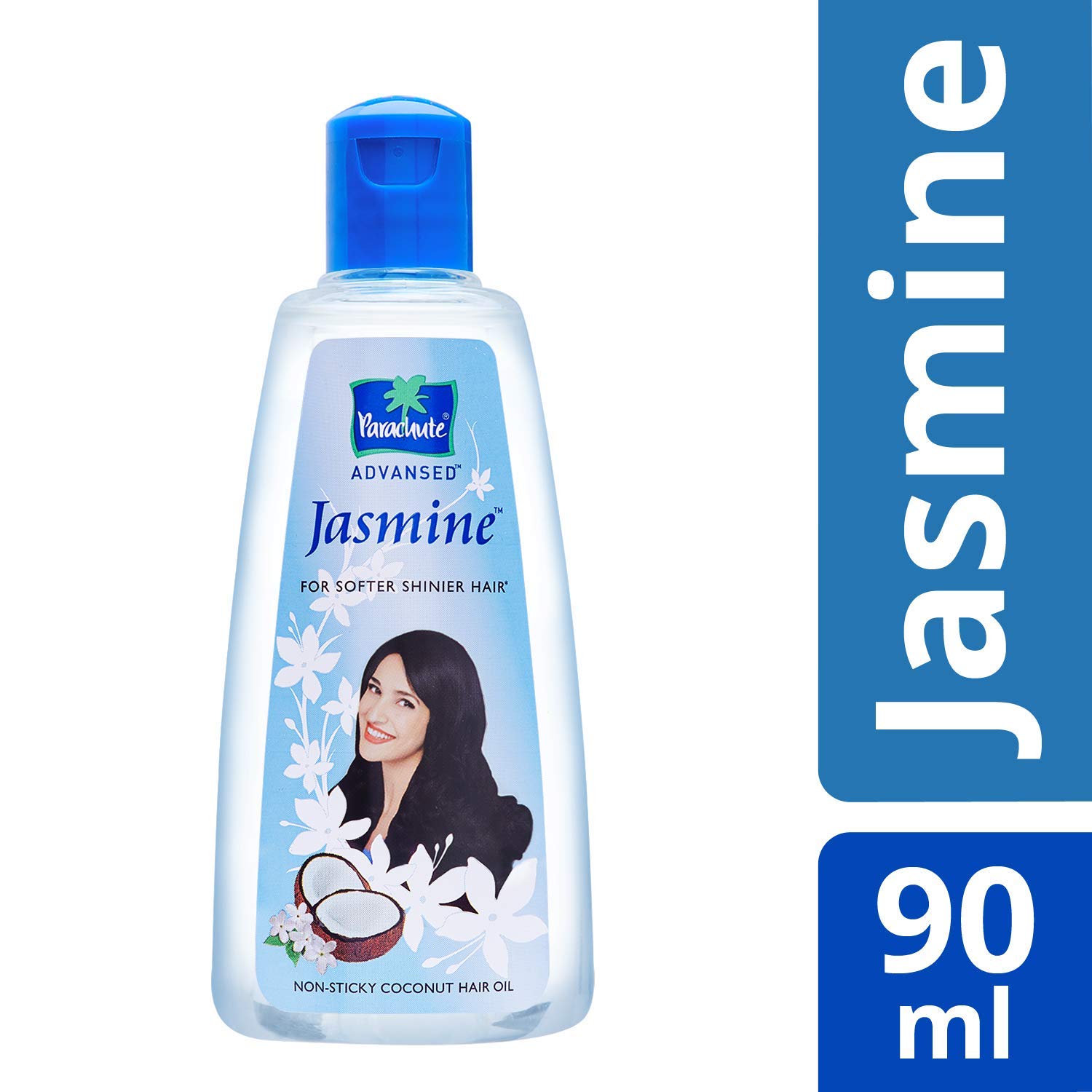 Parachute Advanced Jasmine Coconut Hair Oil - 300ml (Pack of 3) | Nourishing & Strengthening Hair Treatment for Dry, Damaged Hair | Perfect for Daily Hair Care & Scalp Massage
