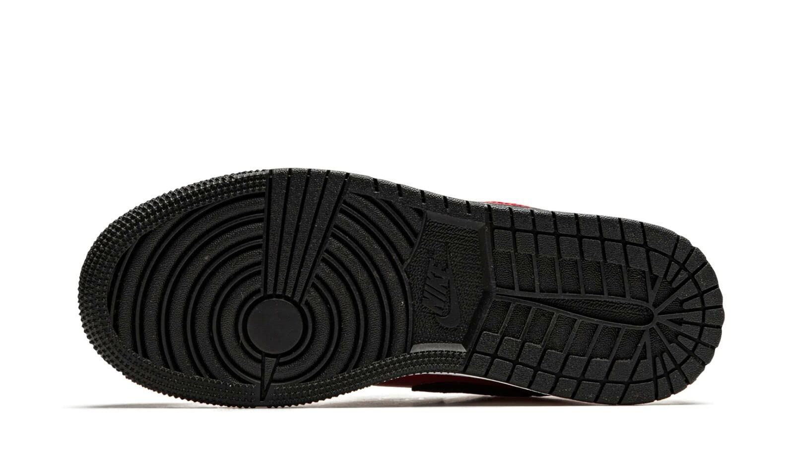 Jordan Youth Air 1 Low 553560-605 Black Pebbled Leather Sneakers - Size 5Y for Boys - Comfortable Basketball Shoes for School & Sports Activities