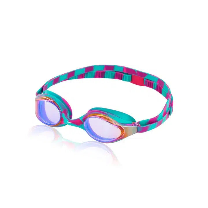 Speedo Hyper Flyer Mirrored Kids Swimming Goggles - UV Protection, Anti-Fog for Boys & Girls - Perfect for Pool, Beach & Swim Lessons
