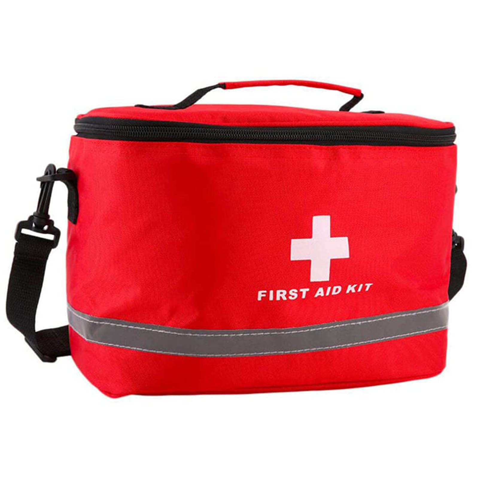 Premium First Aid Kit Bag - Empty Medical Supplies Pouch for First Responders, Nurses & Home Safety | Durable First Aid Haversack with Inner Compartments | Ideal for Emergency Kits, Travel, Camping & Workplace Safety