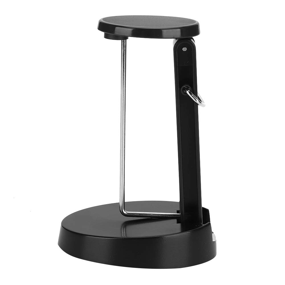 Black Metal Receipt Spike Holder for Office & Restaurant - Bill Fork, Memo & Check Organizer with Straight Rod - Perfect for Organizing Invoices, Notes & Orders