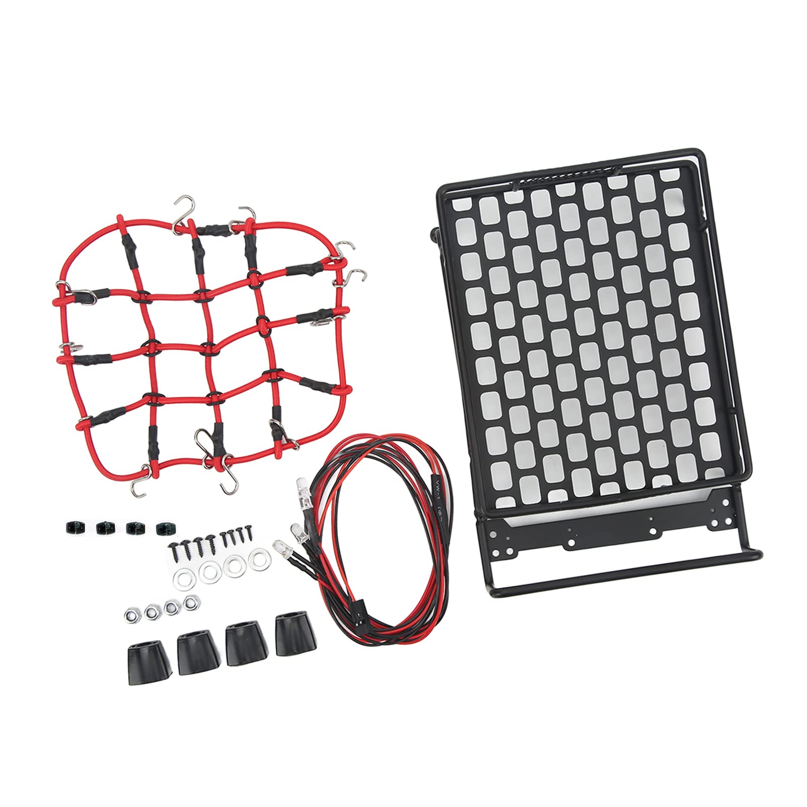 WEYI Universal RC Car Roof Rack - Portable Anti-Scratch Luggage Rack for 1/10 1/12 1/14 Scale RC Cars | Perfect for Off-Road Adventures & RC Car Accessories