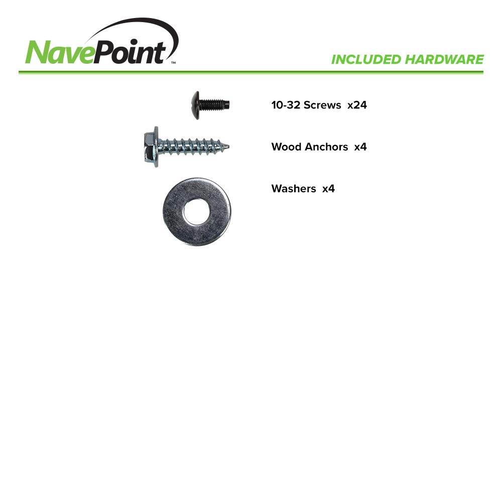 NavePoint 9U Wall Mount Patch Panel Rack for 19