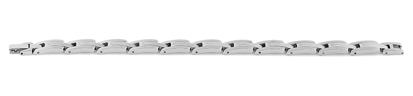 Stainless Steel Double Groove Bar Bracelet for Men & Women - Durable & Stylish Unisex Jewelry for Everyday Wear, Gifts, and Special Occasions