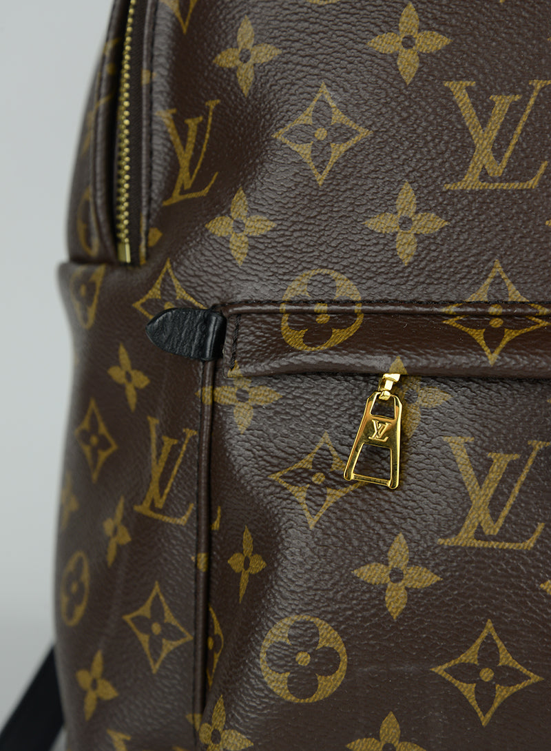 Brown Monogram Backpack for Women & Men - Stylish & Durable Daypack for Travel, Work, School & Outdoor Adventures
