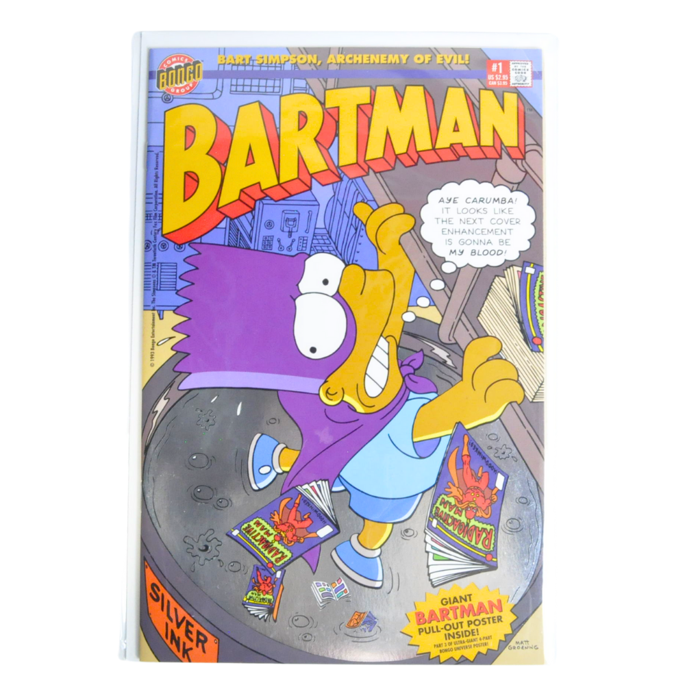 Bartman #1 (1993) Bongo Comics - Rare Vintage Comic Book for Collectors | Perfect for Comic Book Collections, Gifts & Nostalgic Reading