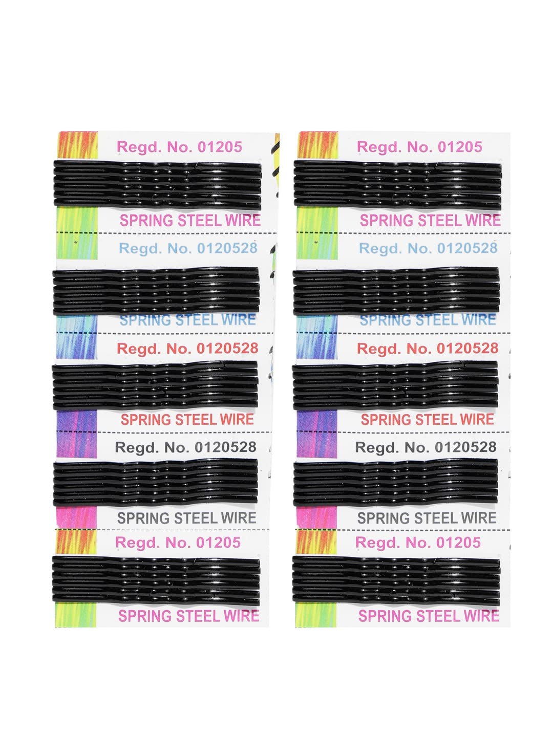 Zeniso® 60-Pack Black Bobby Pins for Women - Strong Hold Hairpins for Styling, Updos & Braids - Perfect for Everyday Use, Weddings & Special Occasions