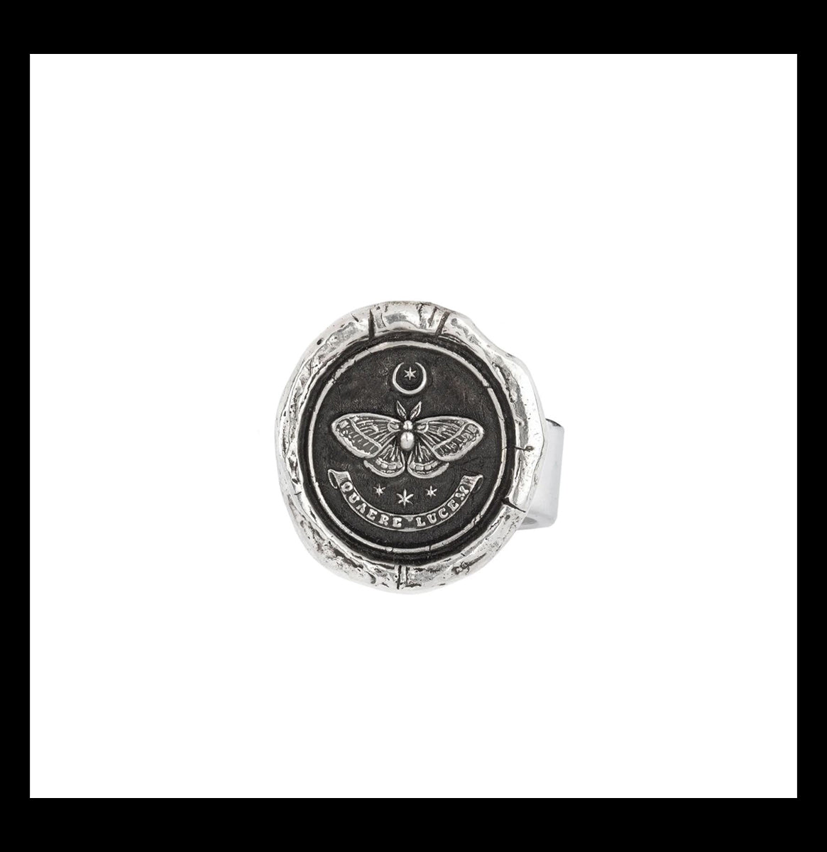 Seek The Light Sterling Silver Talisman Ring - Spiritual Jewelry for Meditation, Yoga & Positive Energy