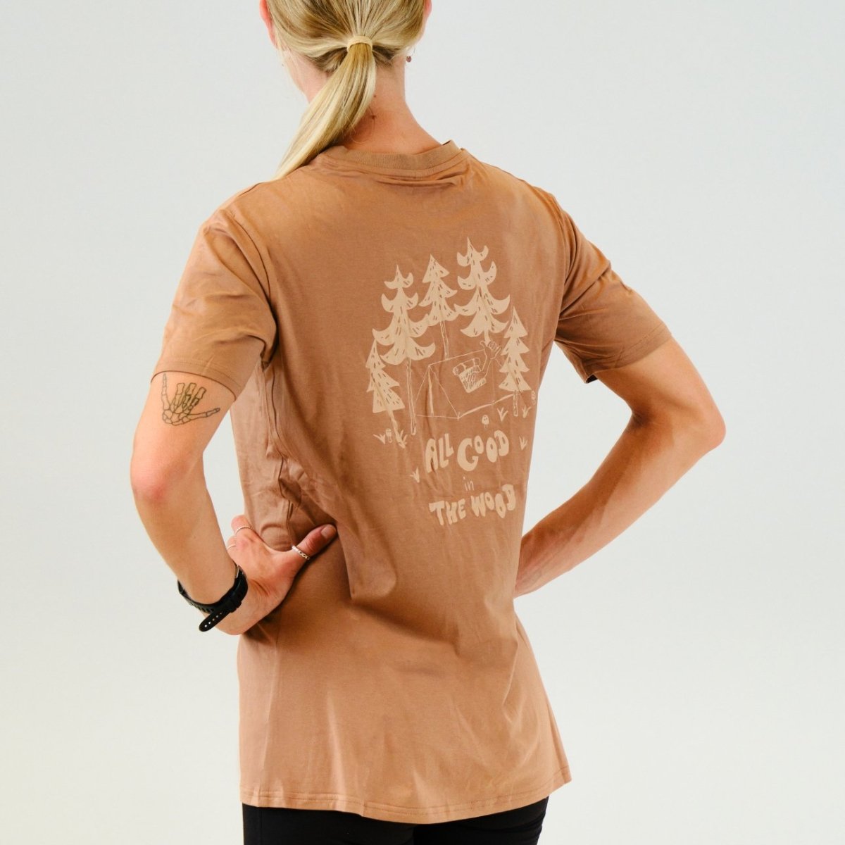 All Good in the Wood | Eco-Friendly Unisex Organic Cotton T-Shirt for Men & Women - Perfect for Casual Wear, Daily Outfits & Sustainable Lifestyle